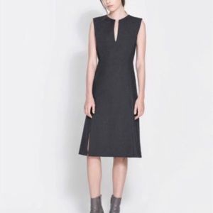 Zara Studio Grey Wool Dress